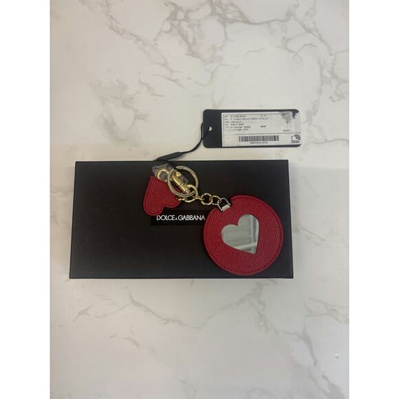 Dolce & Gabbana Red Heart Keychain - Picture 1 of 1